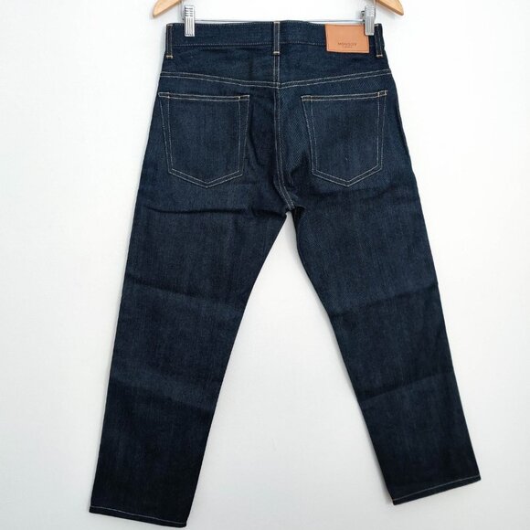 Moussy Vintage Rigid Straight Leg Jeans in Dark Blue 30 - Picture 4 of 8